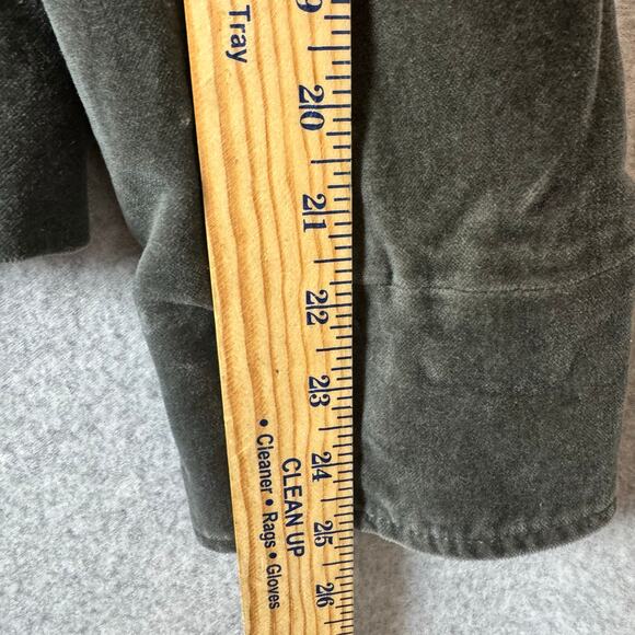 J.Crew Velvet Blazer Jacket Women’s Sz 10 Gray Green Preppy Academia Minimalist - Picture 9 of 10